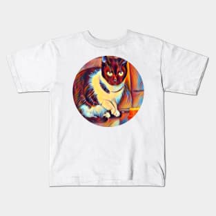 Four-Legged mycat, revolution for cats Kids T-Shirt